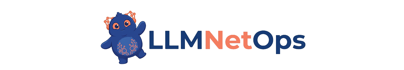 LLMNetOps Logo with Mascot