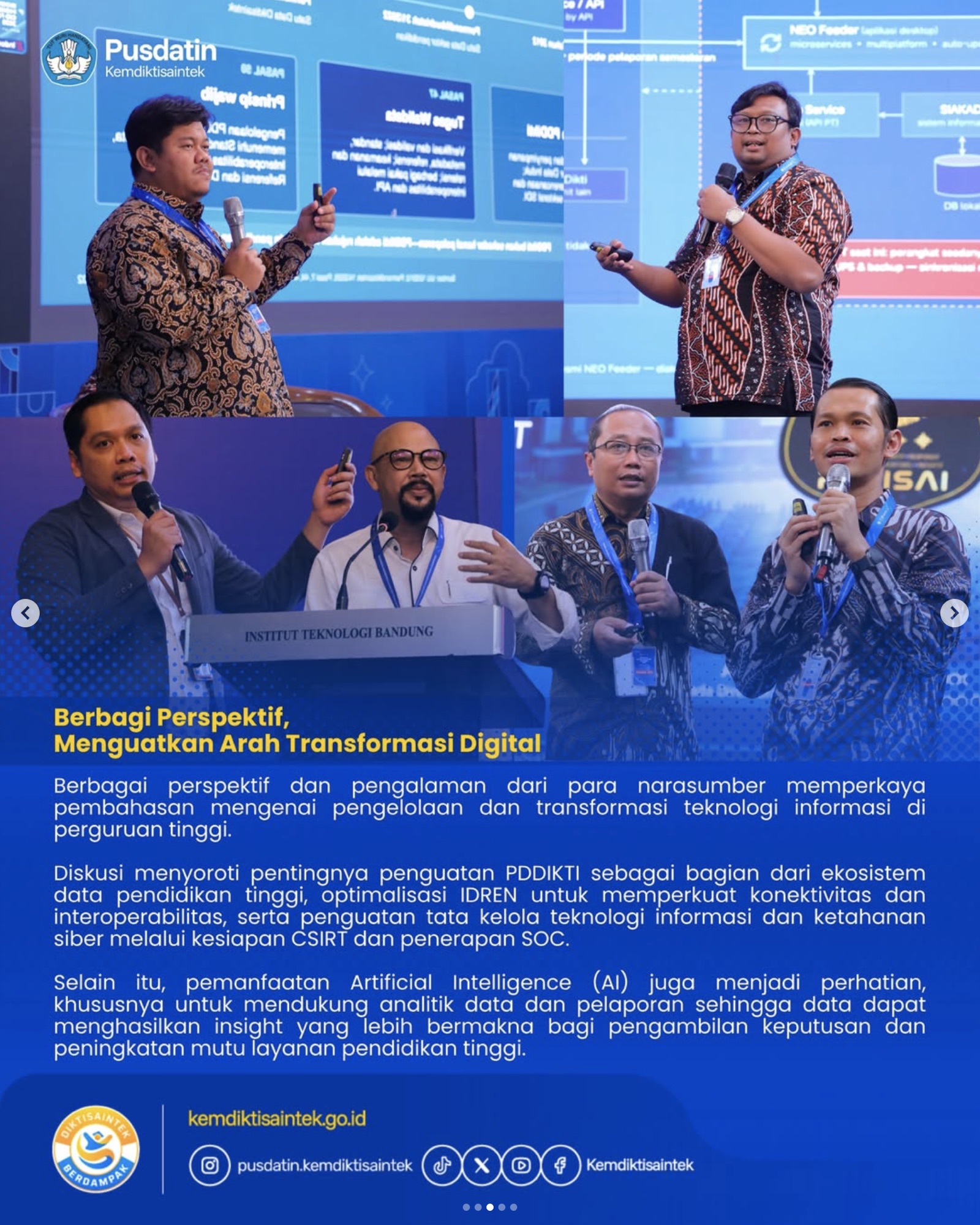 Recap poster of the Indonesia Higher Education CIO Forum 2026