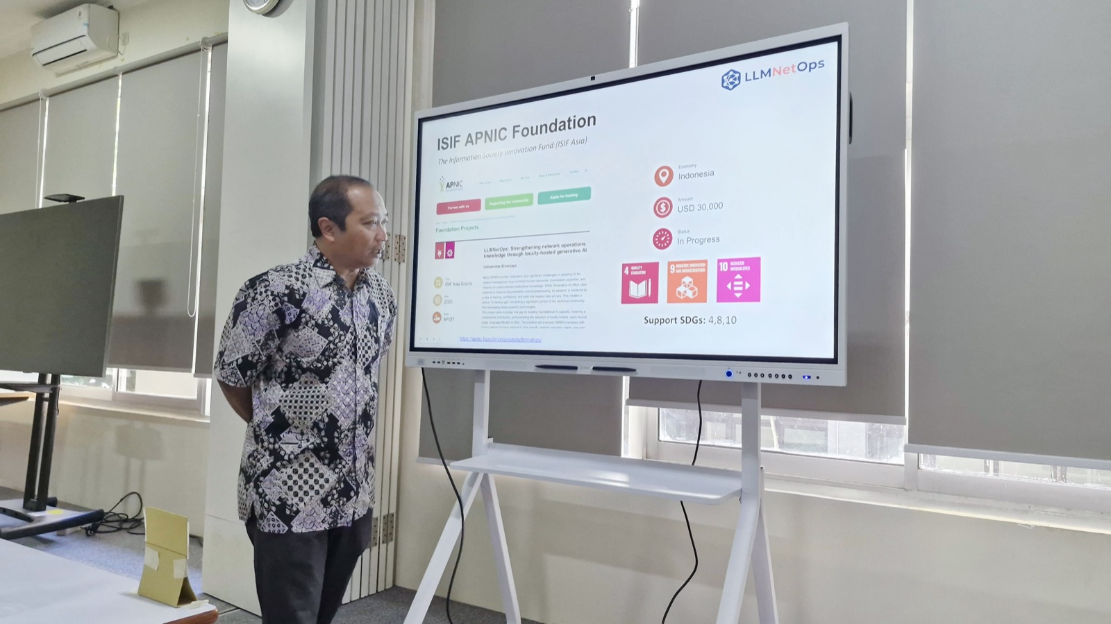 Project introduction: background, objectives, and ISIF Asia funding of LLMNetOps