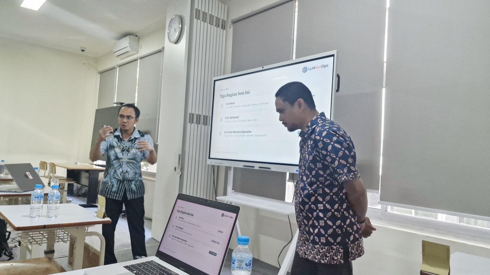 Session overview covering the LLMNetOps architecture, NetOpsUI features, and network operation use cases